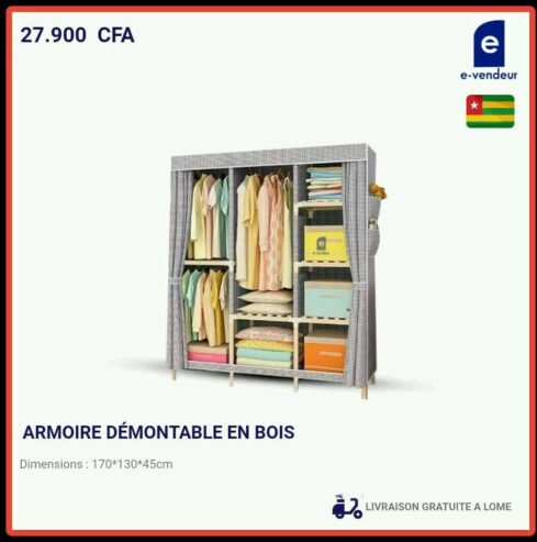 ARMOIRE DÉMONTABLE