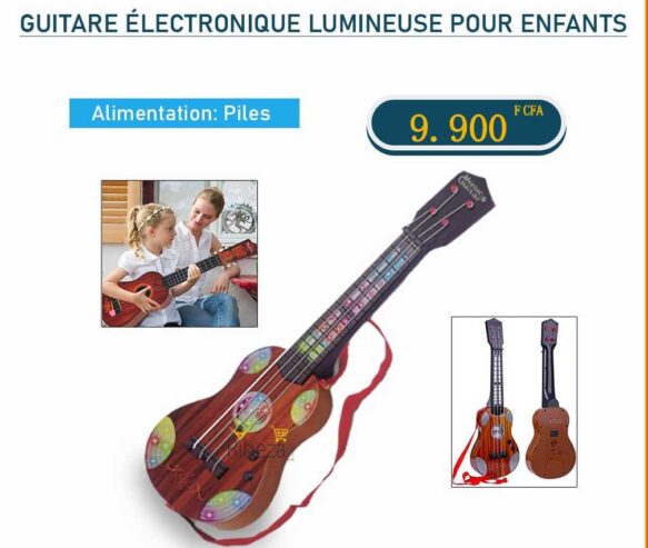 Guitare électrique lumièr
