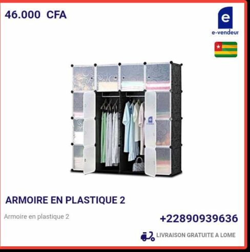 Armoire en plastique