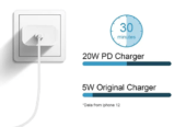 Chargeur iphone type usb-