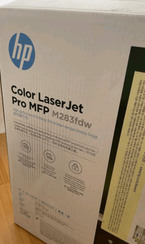 HP laserjet pro 283fdn .