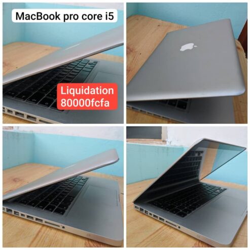 Macbook pro Core i5 liqui