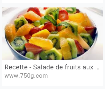 Recettes: «Salade de frui