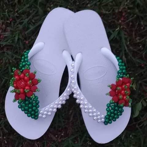 Chaussures en perles