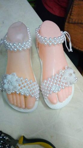 Chaussures en perles