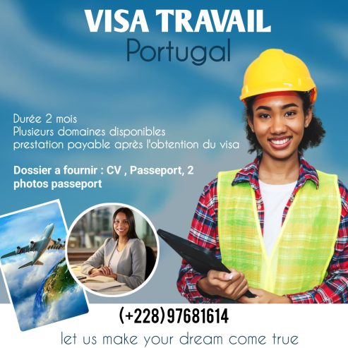 VISA TRAVAIL PORTUGAL