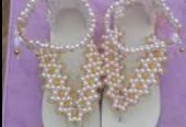 Chaussures en perles pers