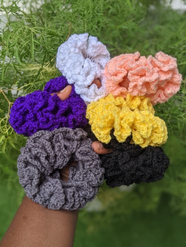 Scrunchies en laine